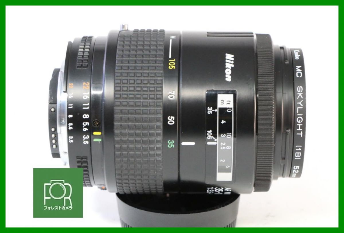 点検済 Nikon AF NIKKOR 35-105mm F3.5-4.5 前後キャップ付き 10216