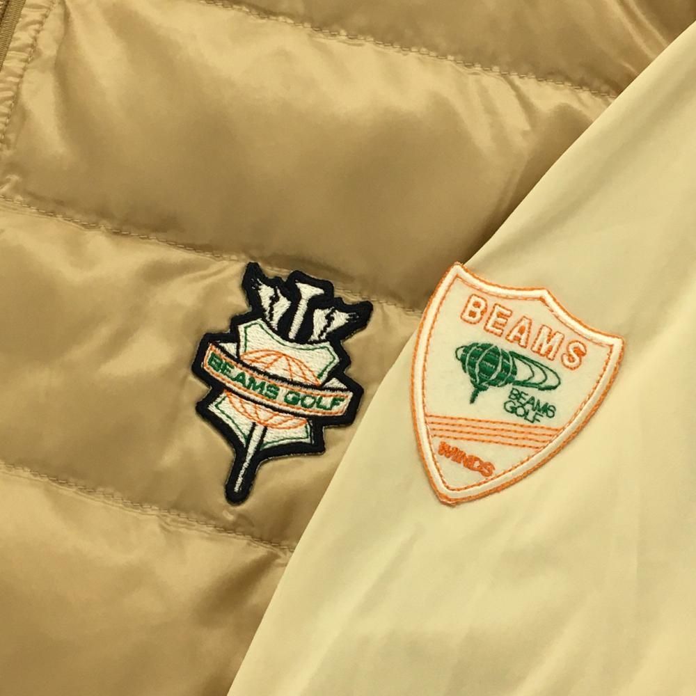  ビームスゴルフ ダウンジャケット ベージュ 身頃ダウン レディース M ゴルフウェア BEAMS GOLF ジャケット レディースウェア