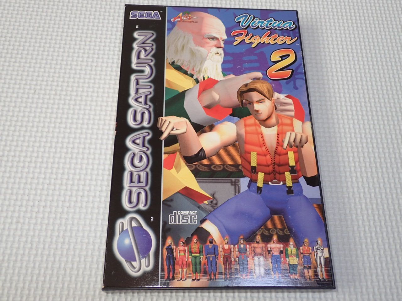 SS VIRTUA FIGHTER 2 海外版 EU版 セガサターン 説明書付 ソフト付 動作 済