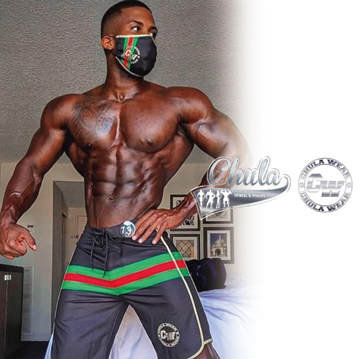 チュラウェア CHULA WEAR サーフパンツ ステージ ショーツ 水着 LUX ハーフパンツ 短パン フィジーカー 大会 メンズ 筋トレ ジム ウエア 衣類