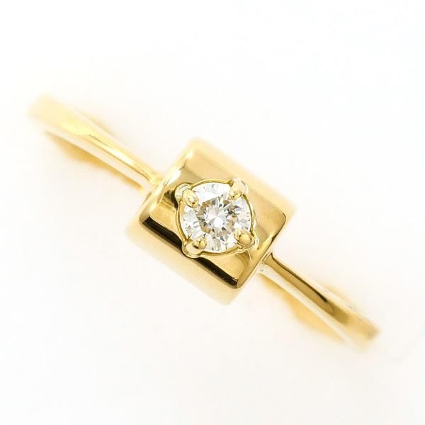 セイコージュエリー K18YG リング ring 指輪 8.5号 ダイヤ 総重量約2.0g