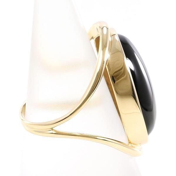 クシュカ K 10 YG リング ring 指輪 11号 オニキス 総重量約6.0 g