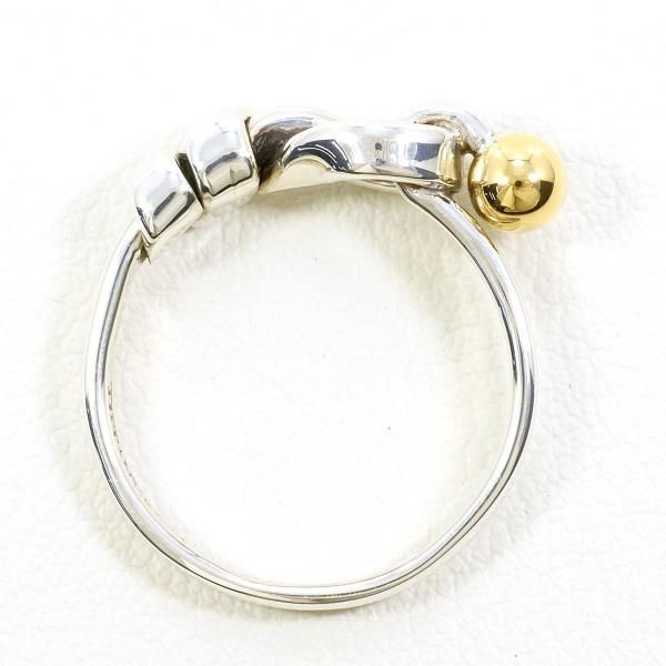 ティファニー ラブノット K 18 YG シルバー リング ring 指輪 8.5号 総重量約2.5 g