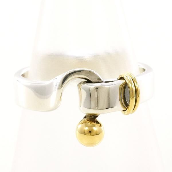 ティファニー フック&アイ シルバー K18YG リング ring 指輪 11号 総重量約4.1g