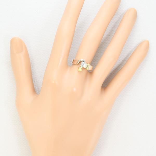 ティファニー フック & アイ リング 約9.5号 ゴールド×シルバー ティファニー フック＆アイ K18YG シルバー リング ring 指輪 9.5号 総