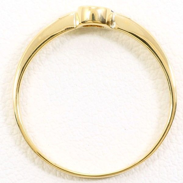 K 18 YG リング ring 指輪 11号 ダイヤ 0.10 総重量約1.3 g