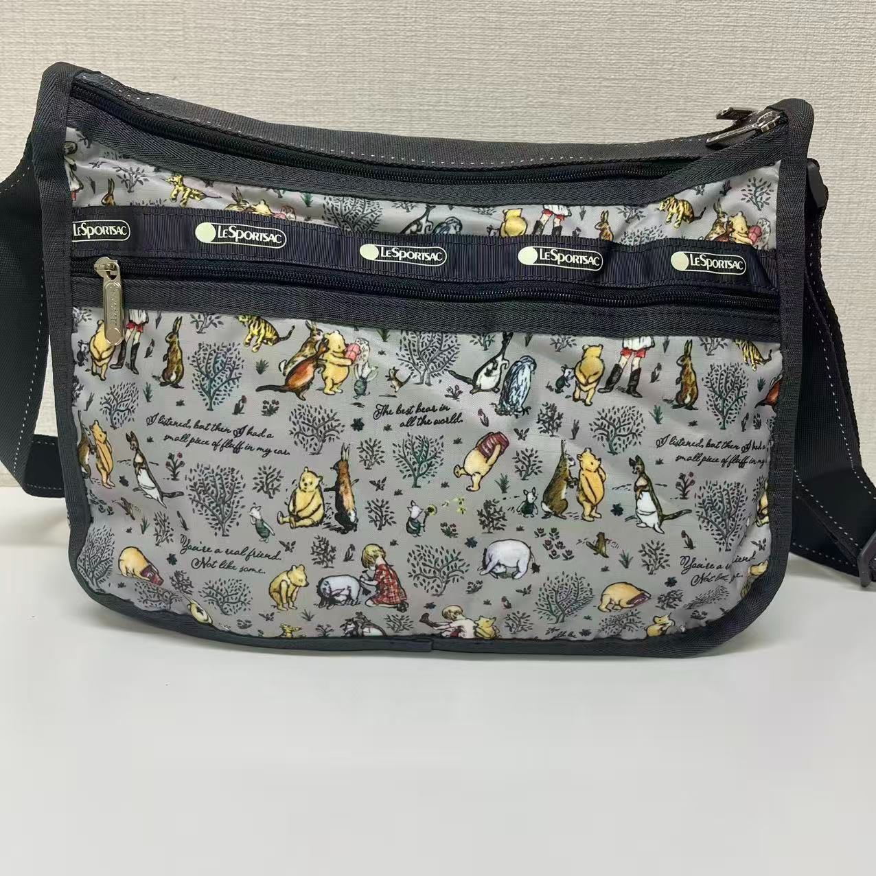 レスポートサック ショルダーバッグ プーさん ディズニー フォレスト ポーチ付き 7507 大容量