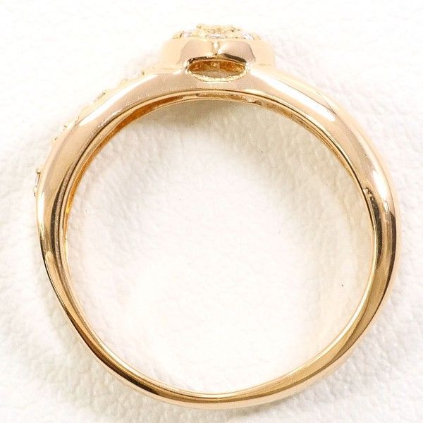 K 18 PG リング ring 指輪 3号 ダイヤ 0.12 総重量約1.8 g