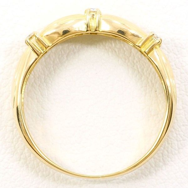 K 18 YG リング ring 指輪 10号 ダイヤ 0.09 総重量約2.5 g