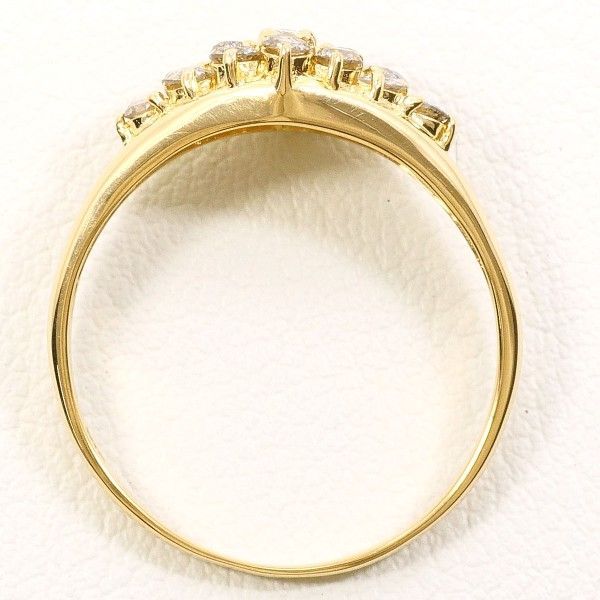 K 18 YG リング ring 指輪 13.5号 ダイヤ 0.50 総重量約2.1 g