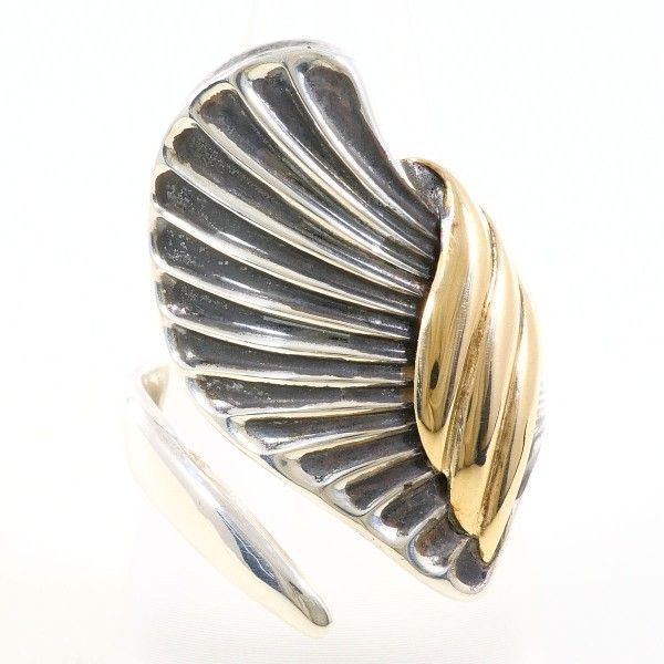 K10YG シルバー リング ring 指輪 16号 総重量約12.9g