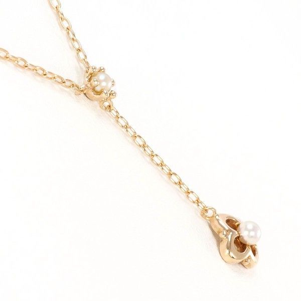 インプレッセ K 10 PG ネックレス necklace パール 真珠 総重量約1.4 g 約40 cm