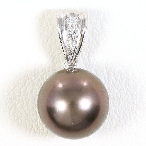 TASAKI タサキ 田崎真珠 PT900 ペンダントトップ pendant top パール 真珠 ダイヤ 0.03 総重量約3.1g