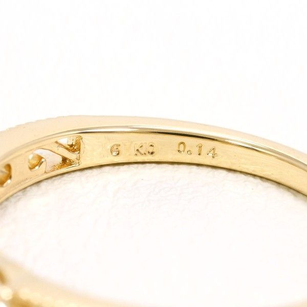 エステール K10YG リング ring 指輪 11号 ダイヤ 0.14 総重量約1.5g
