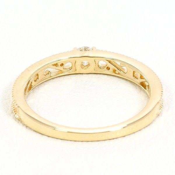 エステール K10YG リング ring 指輪 11号 ダイヤ 0.14 総重量約1.5g