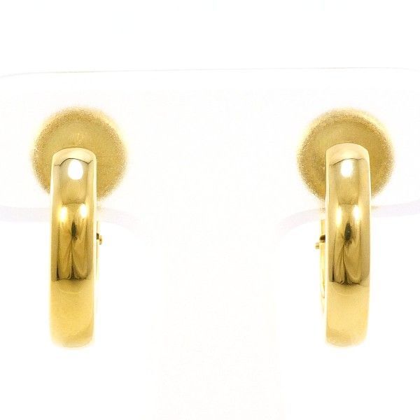 K18YG イヤリング clip-on earrings 総重量約9.4g