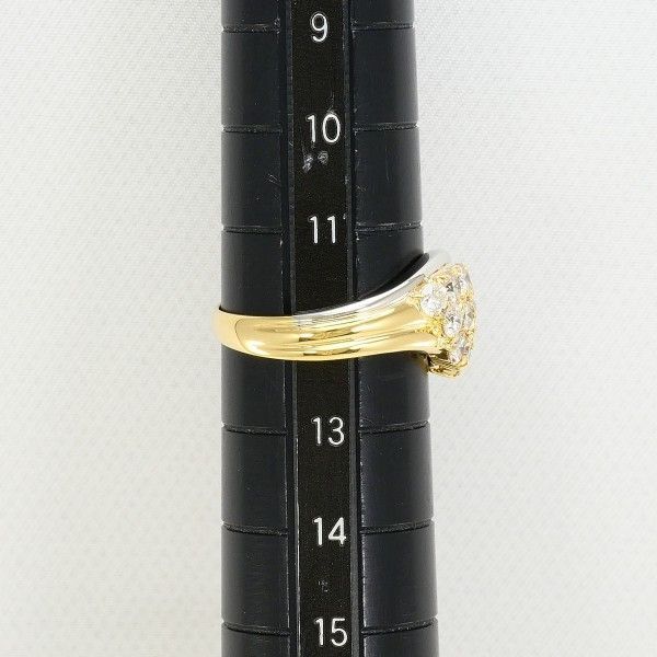  PT 850 K 18 YG リング ring 指輪 12号 ダイヤ 1.03 カード鑑別書 総重量約5.2 g その他 アクセサリー