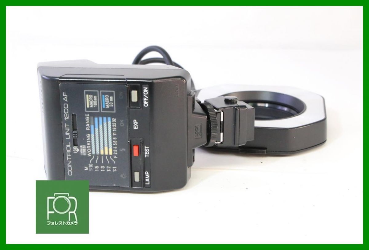 点検済 MINOLTA CONTROL UNIT 1200 AF MACRO 1200 AF テスト発光 済み 12921