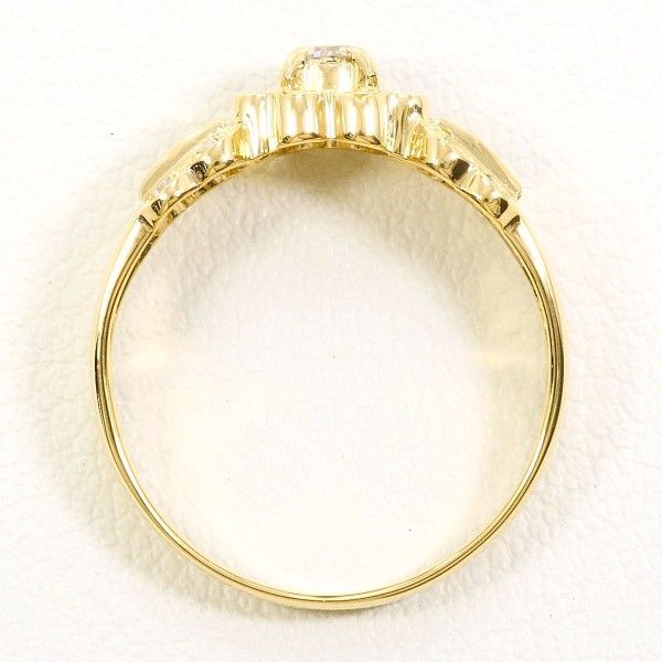 K 18 YG リング ring 指輪 12号 ダイヤ 0.30 総重量約2.5 g