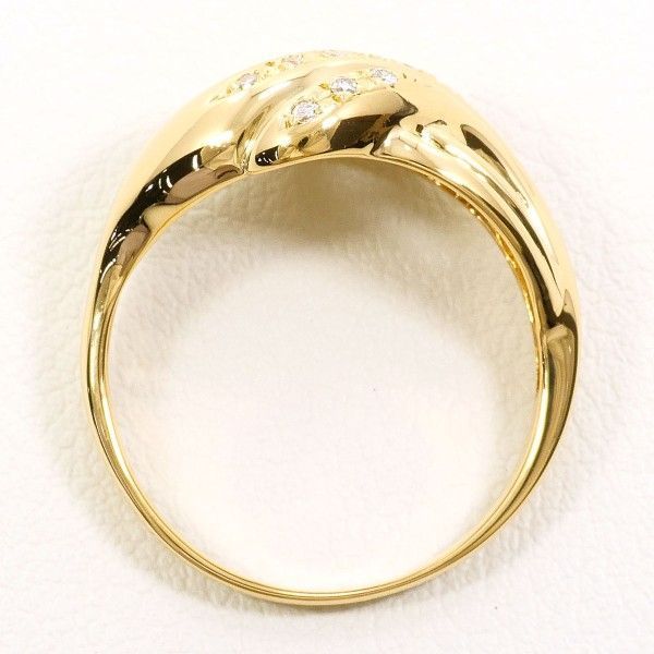 K 18 YG リング ring 指輪 14号 ダイヤ 0.05 総重量約3.4 g