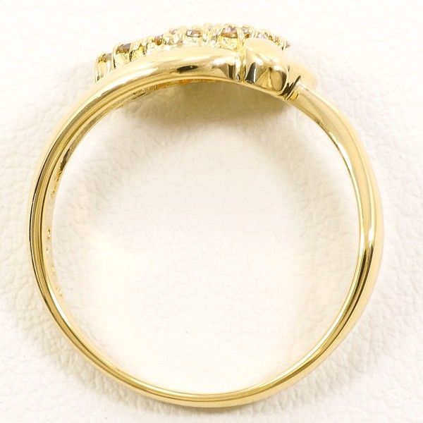 K 18 YG リング ring 指輪 11号 ダイヤ 0.22 総重量約3.1 g