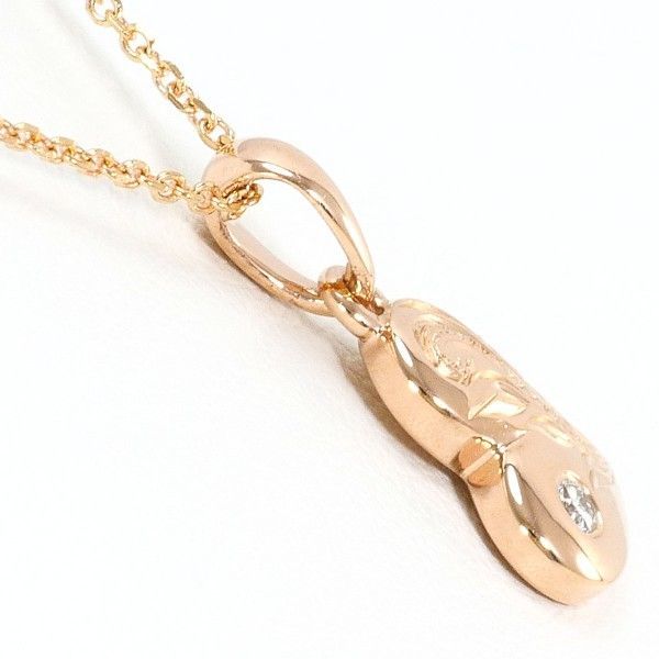 14 K PG ネックレス necklace ダイヤ 総重量約2.3 g 約40 cm