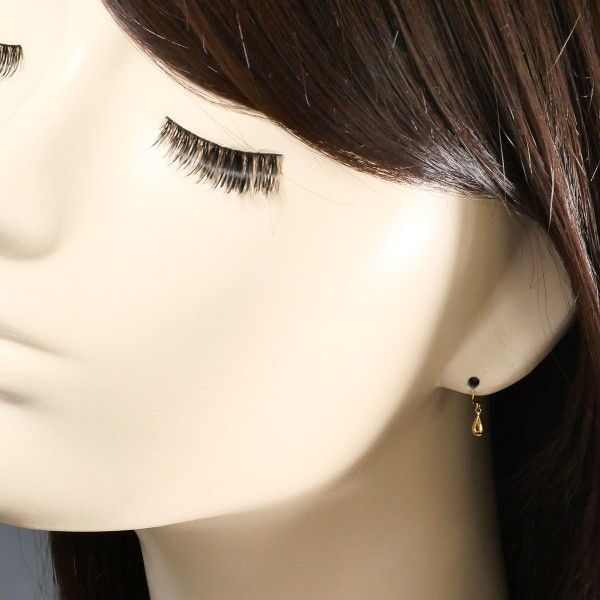  K 18 YG ピアス pierced earrings 総重量約0.3 g その他 アクセサリー