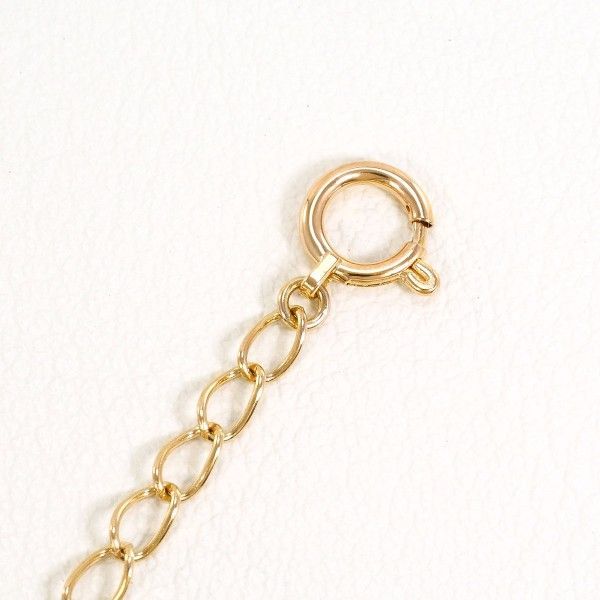 K 18 YG アジャスター adjuster 総重量約0.6 g 約5 cm