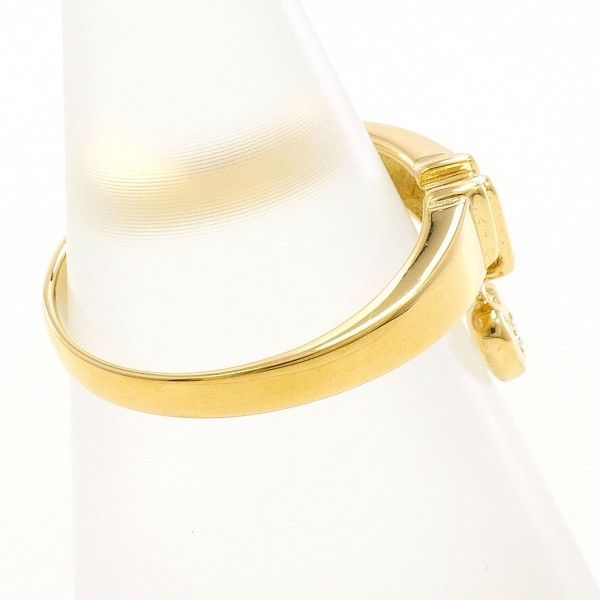 K 18 YG リング ring 指輪 5号 ダイヤ 0.01 総重量約2.1 g