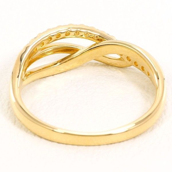 K18YG リング ring 指輪 9号 ダイヤ 0.12 総重量約2.3g 楽天市場】指輪