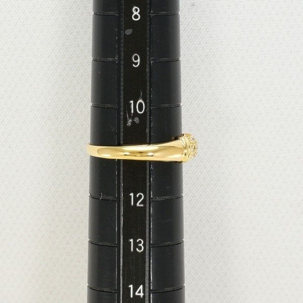 K18YG リング ring 指輪 11号 ダイヤ 0.08 総重量約2.1g - メルカリ