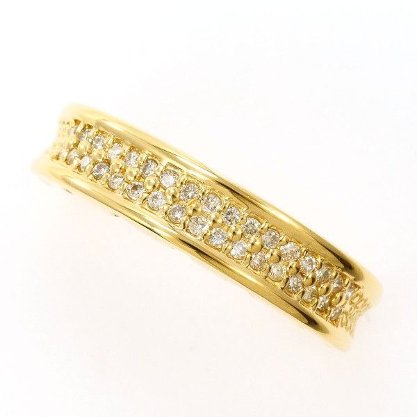 K18YG リング ring 指輪 11号 ダイヤ 0.17 総重量約3.0g