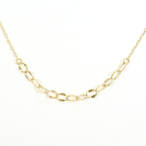 K10YG ネックレス necklace 総重量約0.8g 約50cm