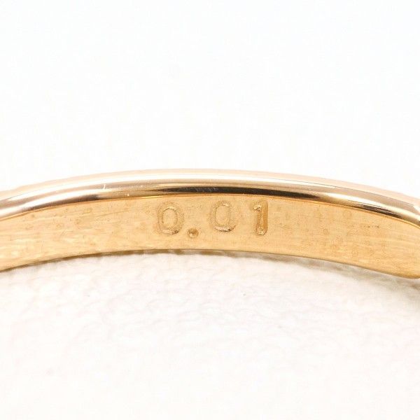  K 10 PG リング ring 指輪 8.5号 ダイヤ 0.01 総重量約0.9 g その他 アクセサリー