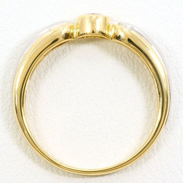 PT 900 K 18 YG リング ring 指輪 12号 ダイヤ 0.10 総重量約3.1 g