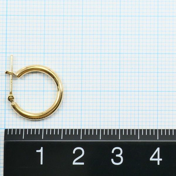 K 18 YG ピアス pierced earrings 総重量約0.8 g