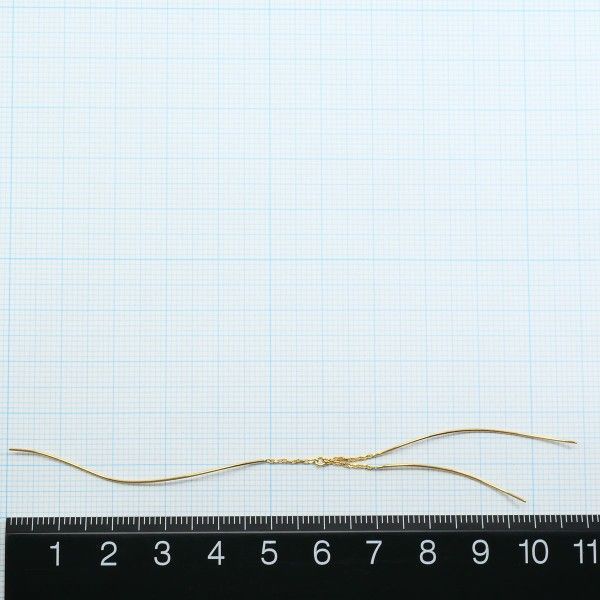  K 18 YG ピアス pierced earrings 総重量約1.2 g その他 アクセサリー