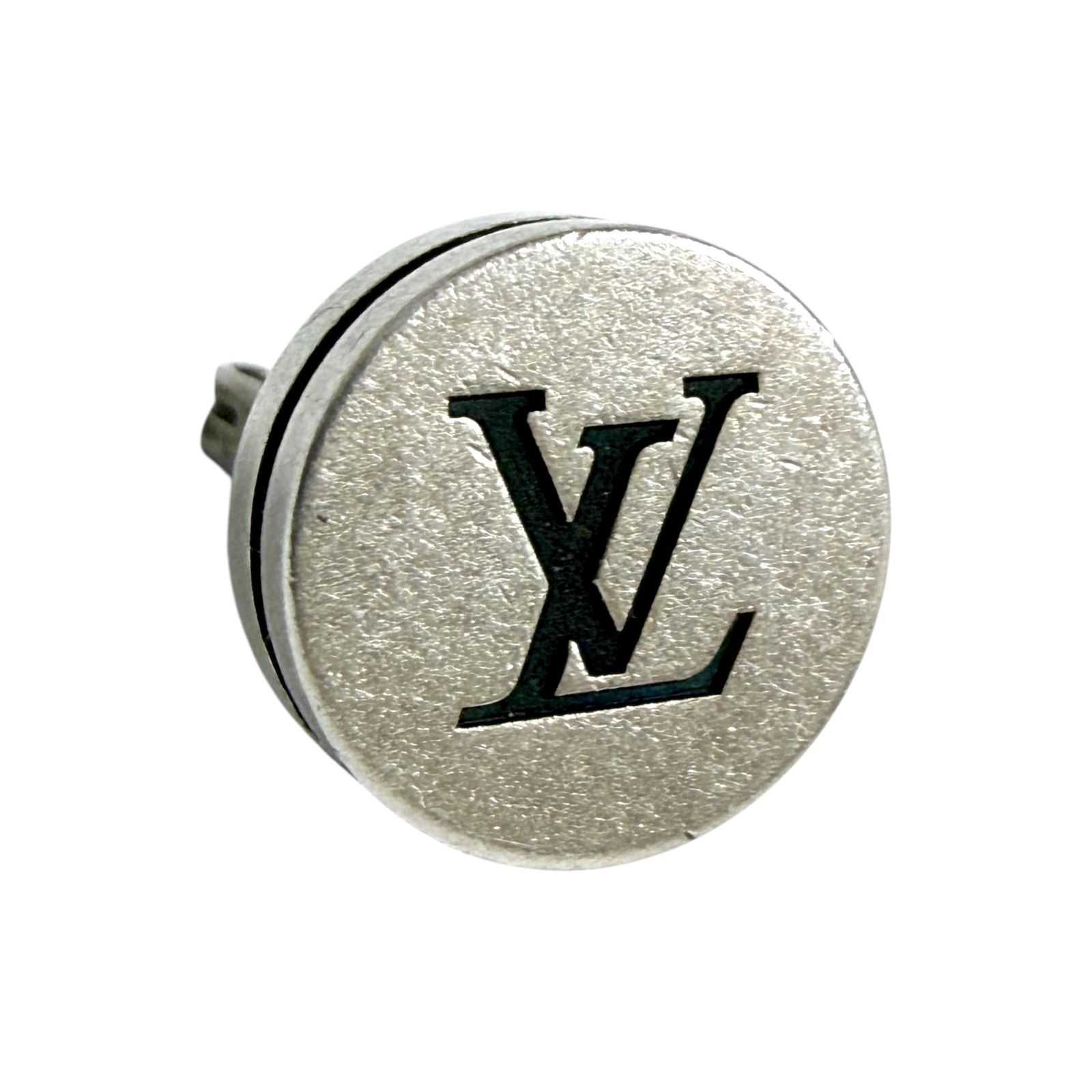 ルイヴィトン メンズ ピアス 片耳 1個のみ LV テーラー シルバー 925