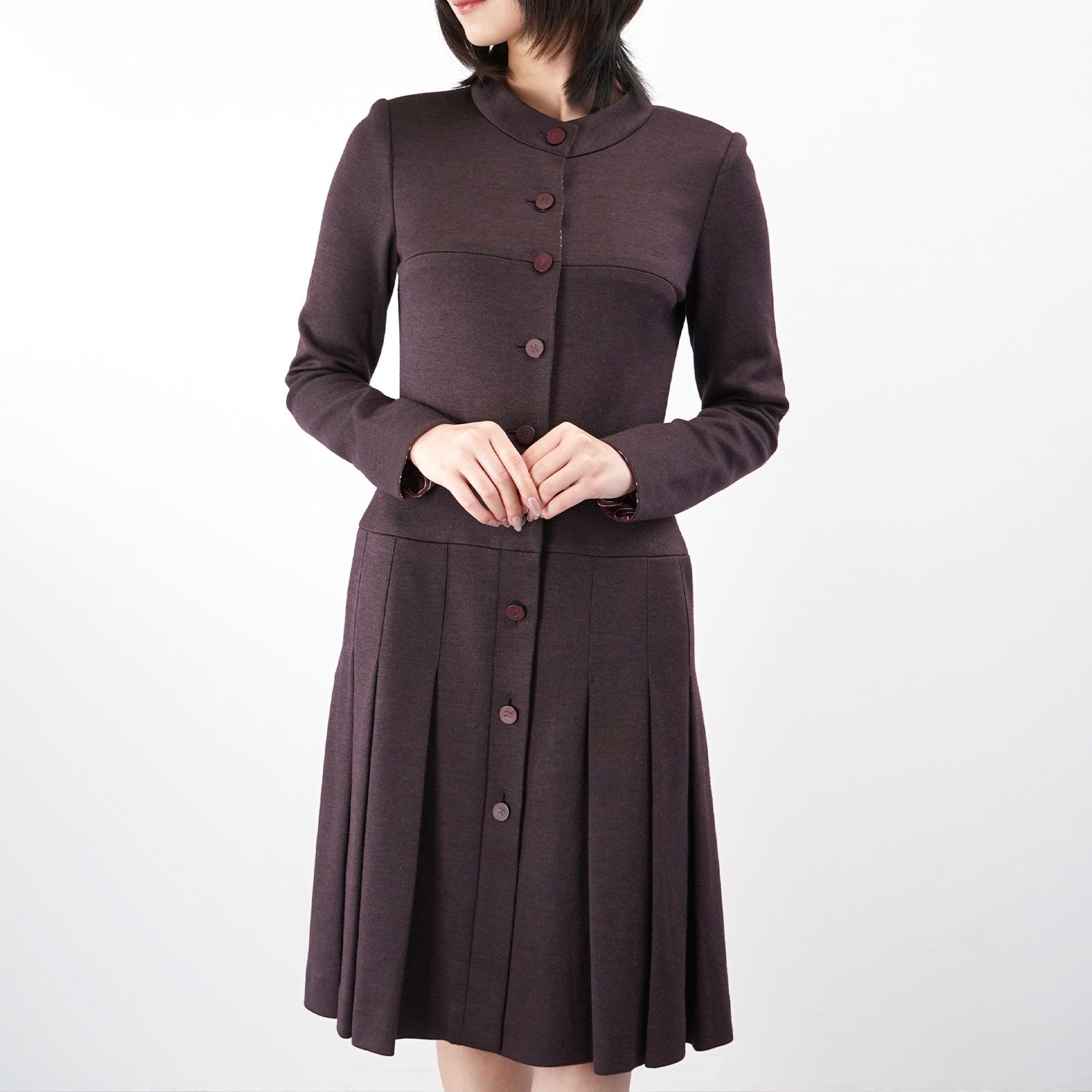 ヴィンテージ CHANEL ワンピース 膝丈 長袖 P18026W02815