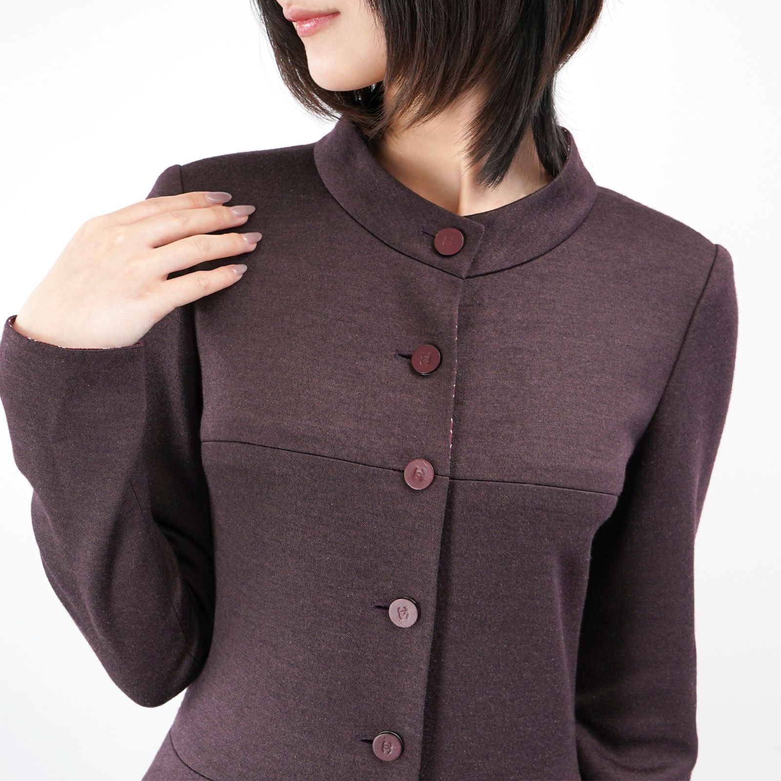 ヴィンテージ CHANEL ワンピース 膝丈 長袖 P18026W02815