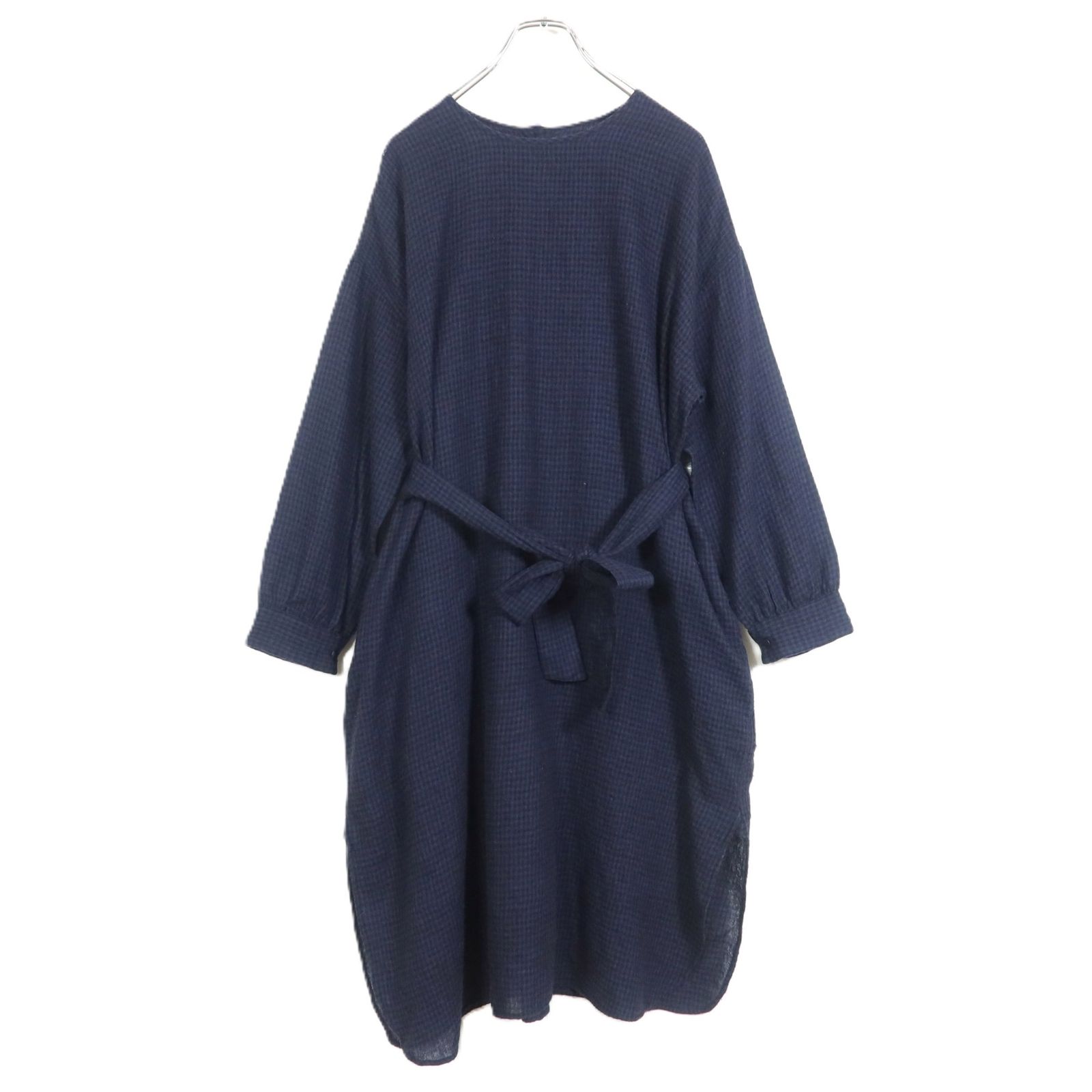 美品　メゾンドソイル　ワンピース maison de soil｜メゾンドソイル】Vネックキルティングワンピース