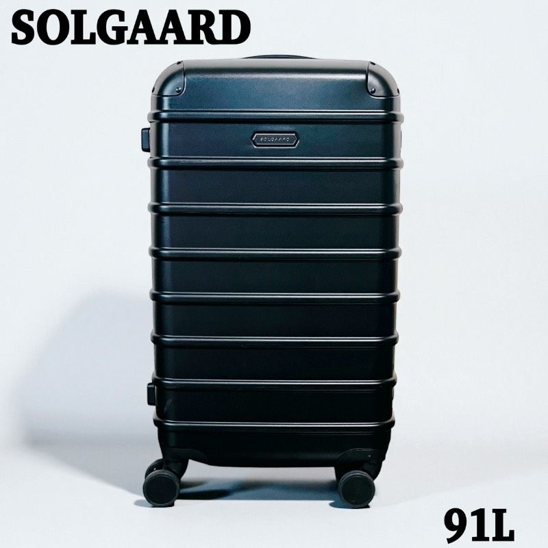 SOLGAARD Trunk Closet Lサイズ 大容量91L 時短スーツケース ブラック ソルガード キャリーケース