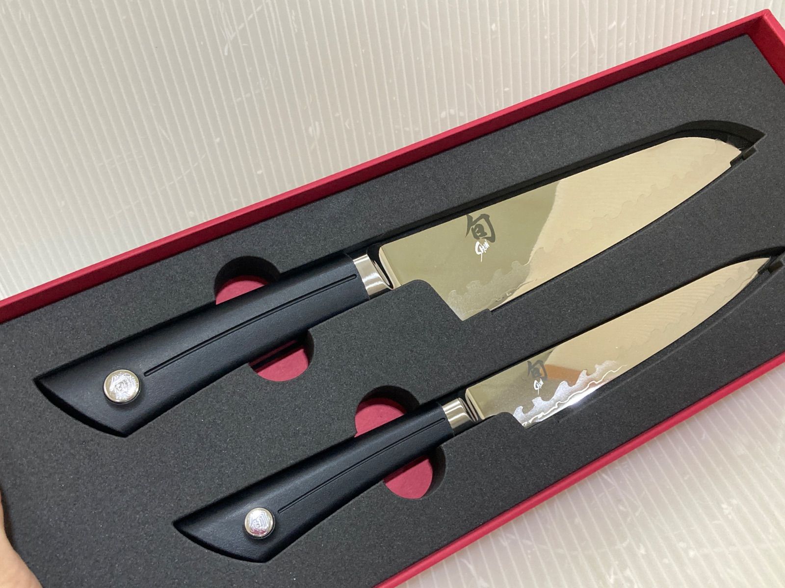 旬 Sora 包丁2点セット 関孫六 ダイヤモンド-セラミックシャープナー