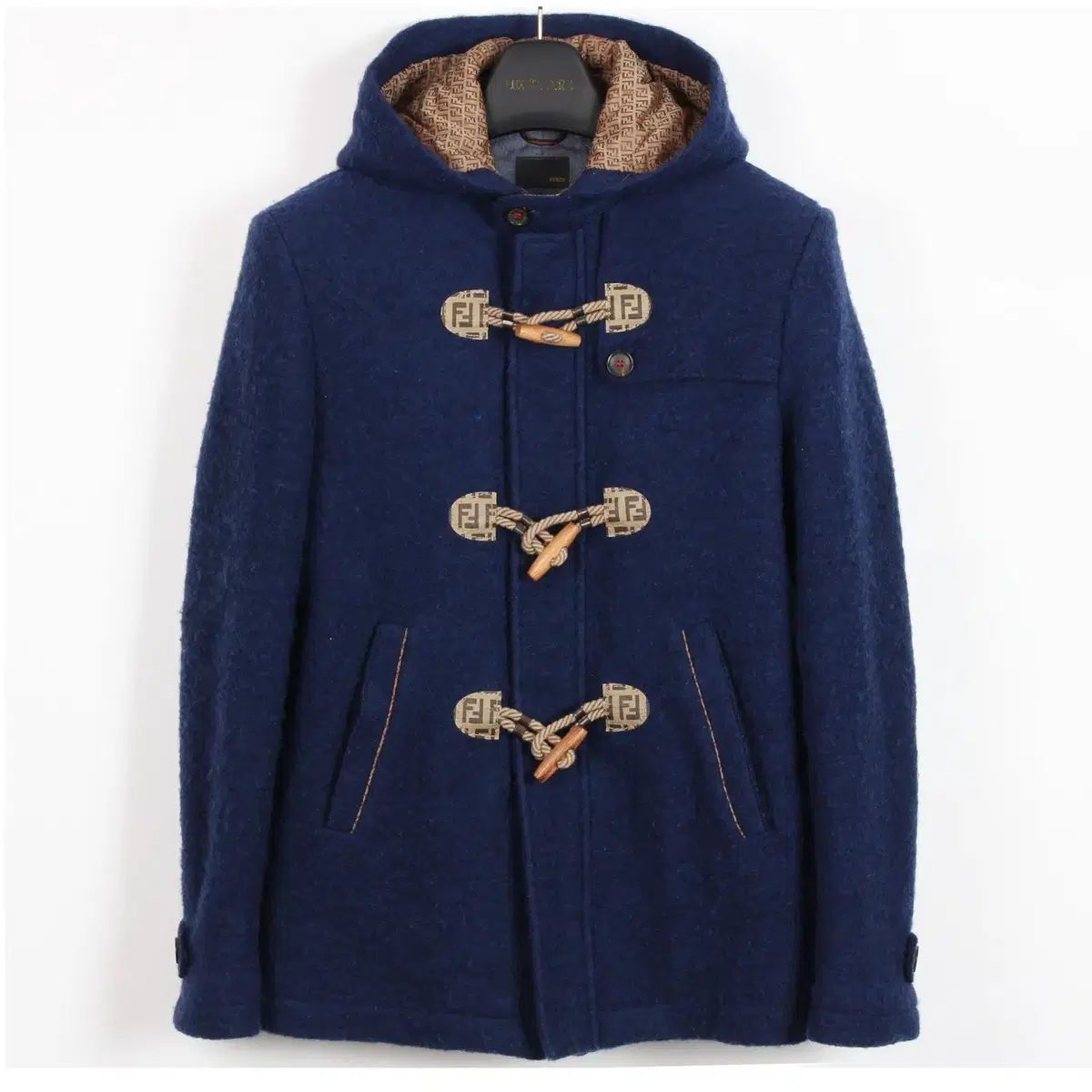 フェンディキッズ ダッフルコート ネイビー 13 Y 150