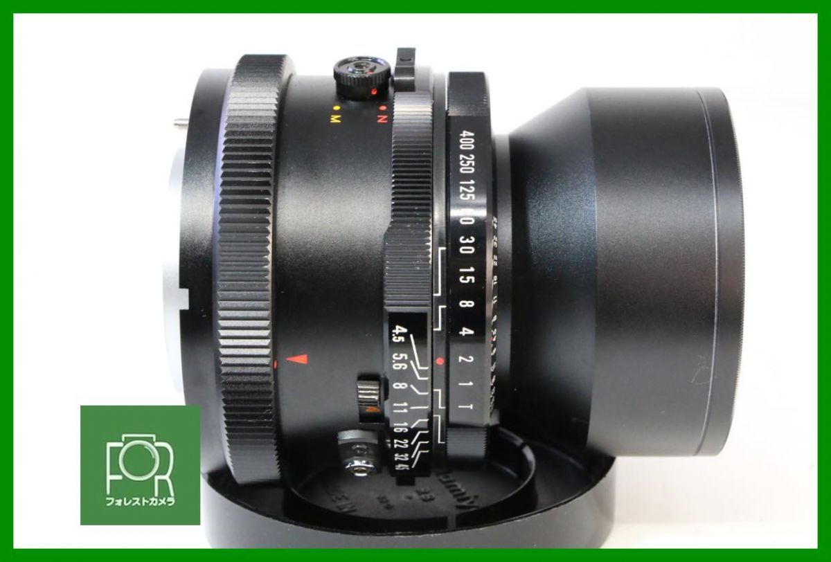 点検済 MAMIYA-SEKOR C 180mm F4.5 シャッター全速完動 前後キャップ フィルター付き 15193