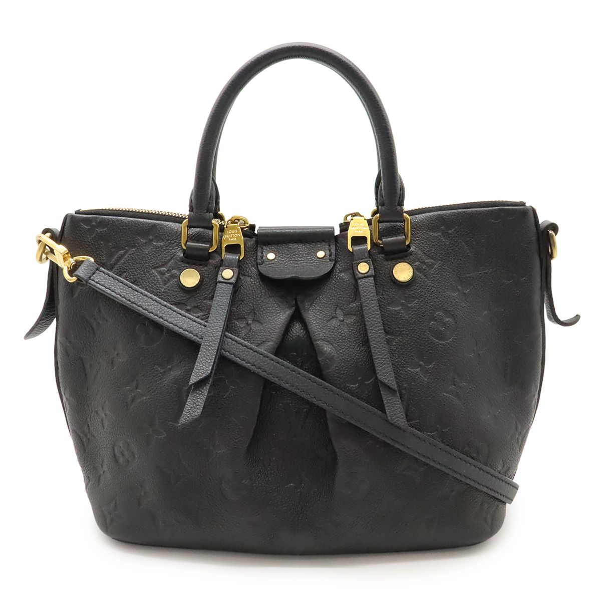 LOUIS VUITTON ルイ ヴィトン モノグラムアンプラント マザリーヌPM ハンドバッグ 2WAY ショルダーバッグ 斜め掛け ノワール 黒 ブラック M50639