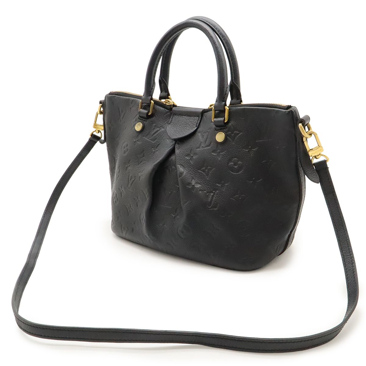 LOUIS VUITTON ルイ ヴィトン モノグラムアンプラント マザリーヌPM ハンドバッグ 2WAY ショルダーバッグ 斜め掛け ノワール 黒 ブラック M50639