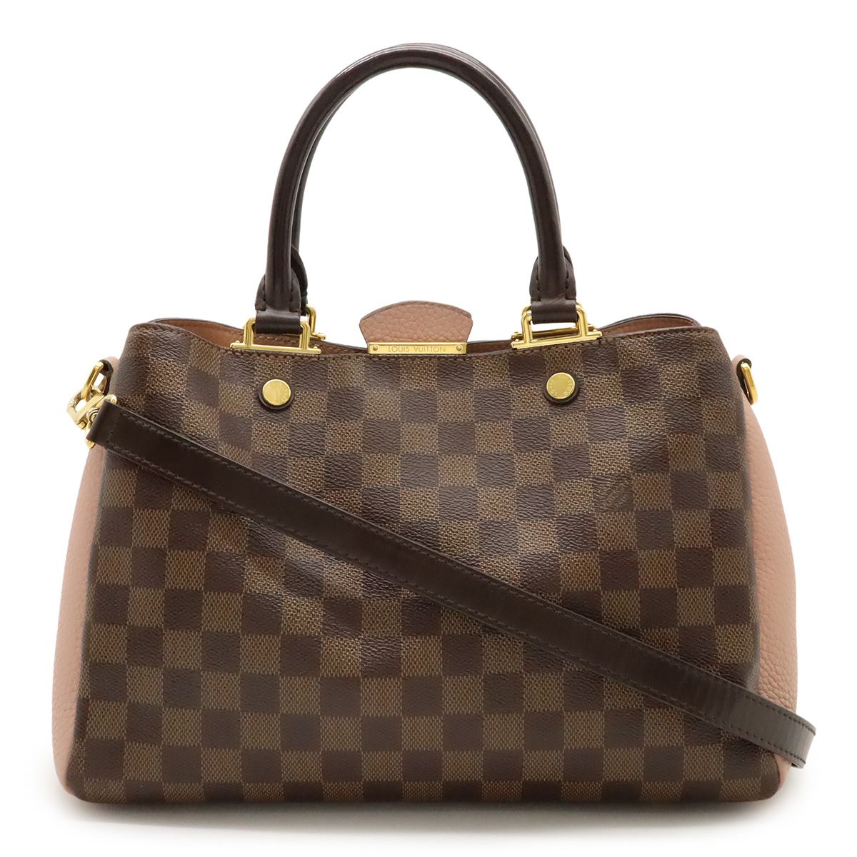 LOUIS VUITTON ルイ ヴィトン ダミエ ブリタニー ハンドバッグ 2WAY トートバッグ ショルダーバッグ PVC レザー マグノリア N41674
