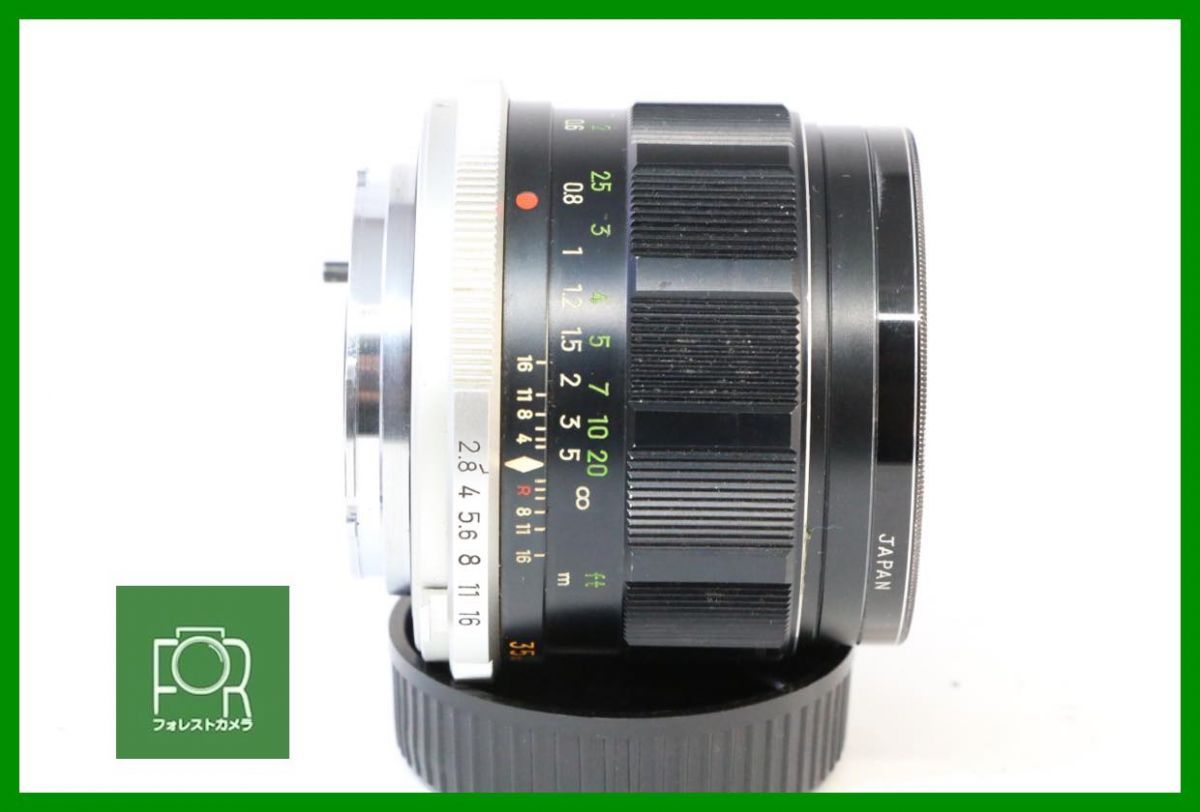 点検済 ミノルタ MINOLTA MC W.ROKKOR-HG 35mm F2.8 無限遠 済み 前後キャップ フィルター付き 15191