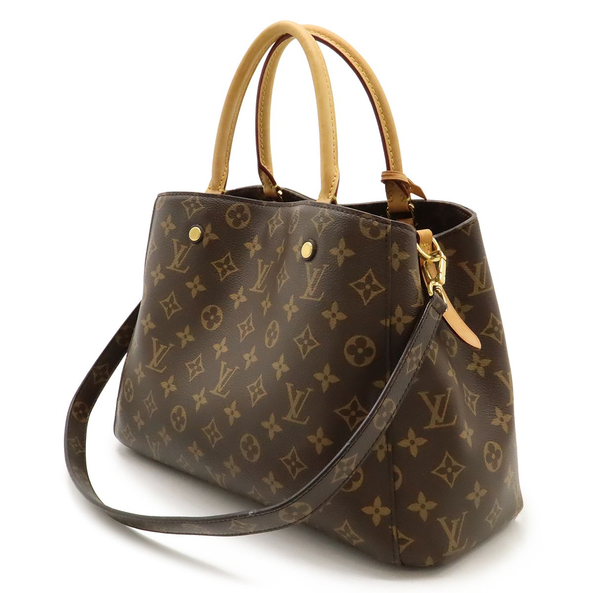 LOUIS VUITTON ルイ ヴィトン モノグラム モンテーニュMM ハンドバッグ 2WAY ショルダーバッグ ワンショルダー セミショルダー 肩掛け M41056